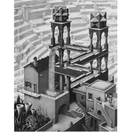 escher waterfall